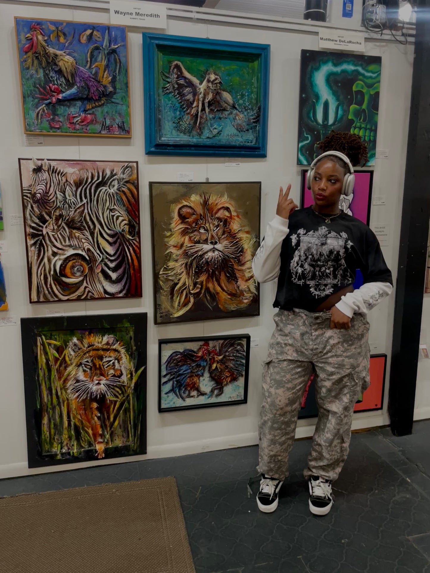 Virtues “Black destroyed” tee