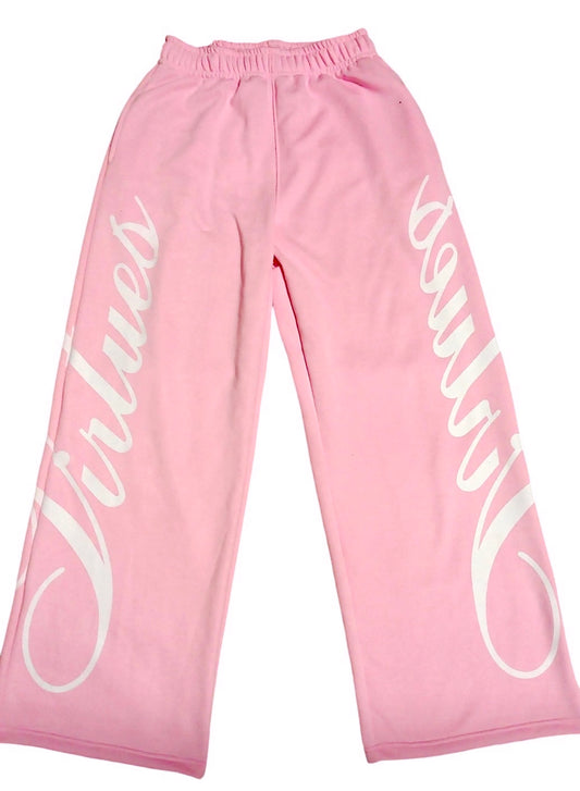 Virtues Wide leg sweats PINK
